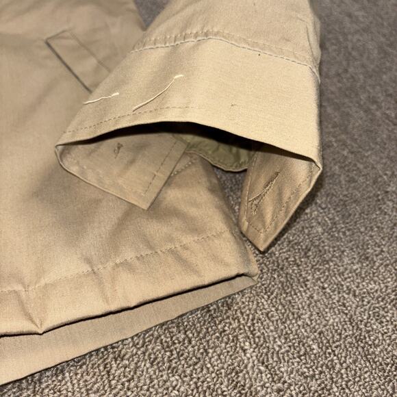 Patriot Navy Windbreaker Men’s Government Issued Full Zip Tan Large Talon Zipper - Picture 6 of 11